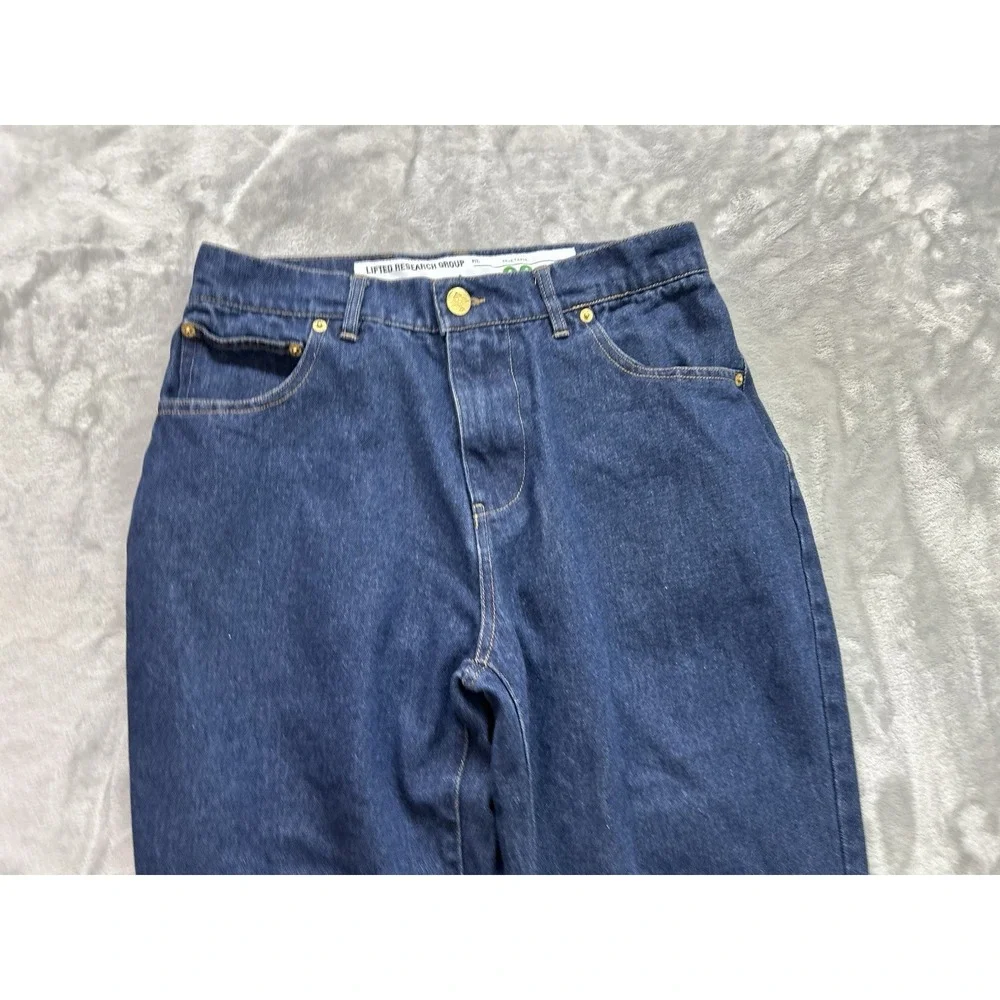 LRG True Taper Jeans Men's 28x31 Dark Indigo Denim Straight Slim Grunge Street
